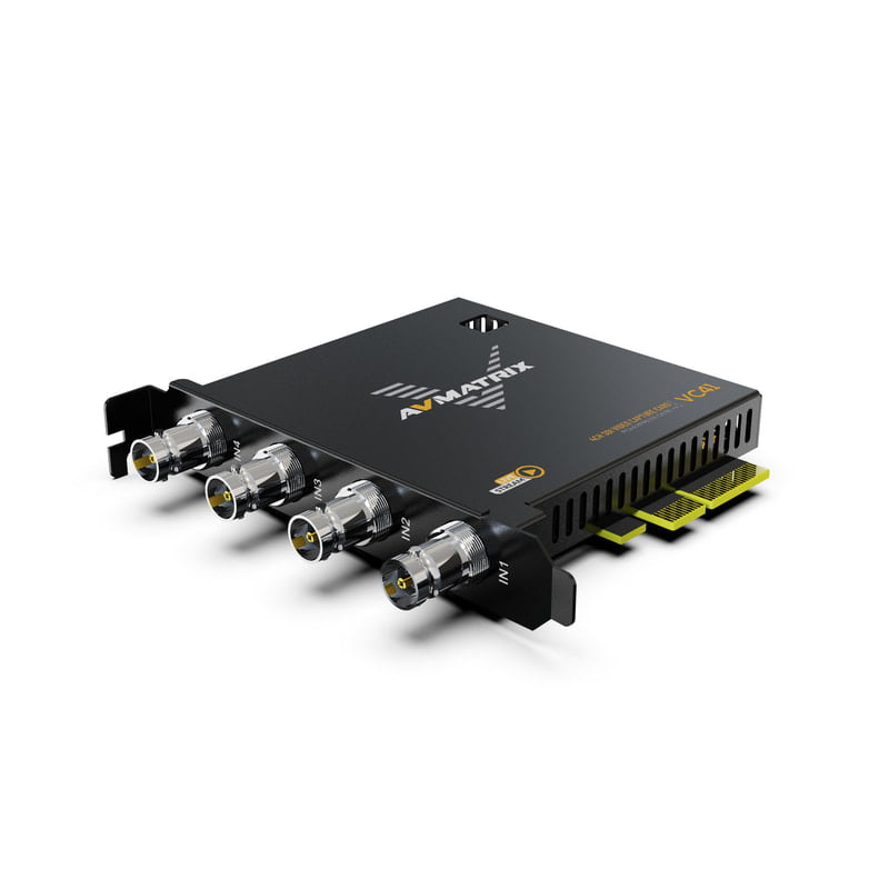 AVMatrix VC41 4-CH 3G-SDI PCIE Capture Card