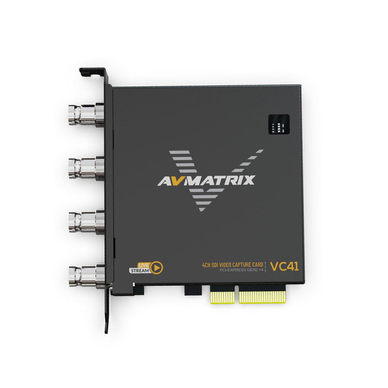 AVMatrix VC41 4-CH 3G-SDI PCIE Capture Card