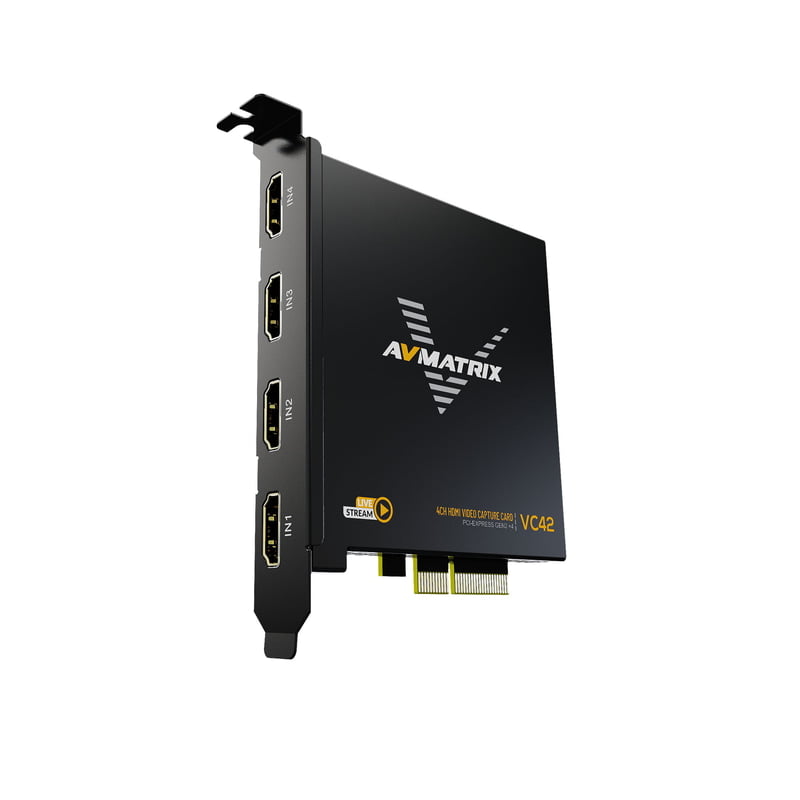 AVMatrix VC42 4-CH HDMI PCIE Capture Card