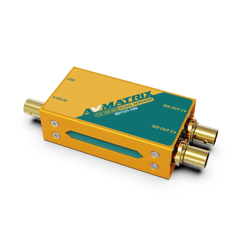 AVMatrix SD1121-12G 1×2 12G-SDI SIGNAL REPEATER