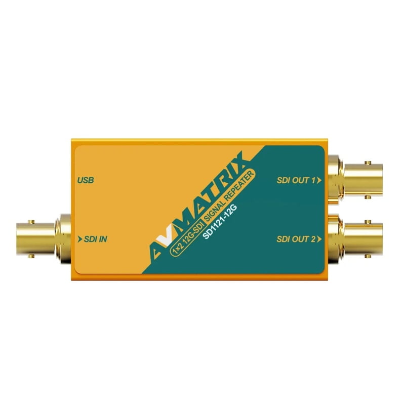 AVMatrix SD1121-12G 1×2 12G-SDI SIGNAL REPEATER