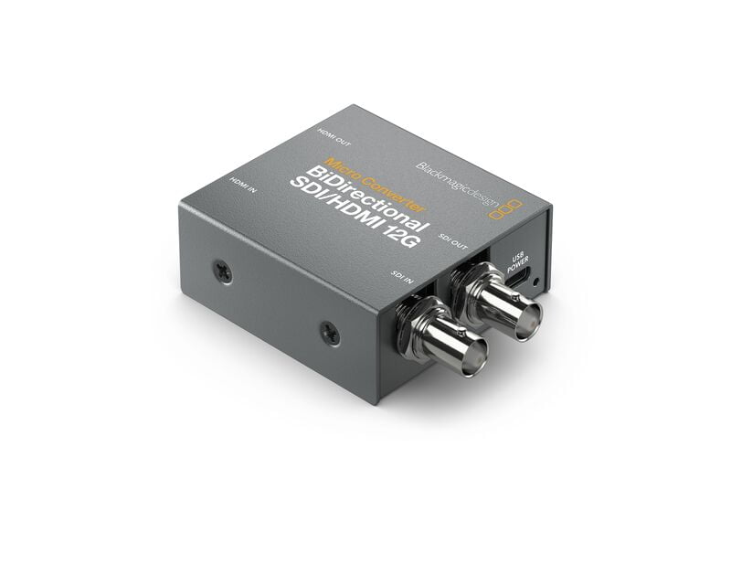 Micro Converter SDI/HDMI 12G BiDirectional w/Power Supply