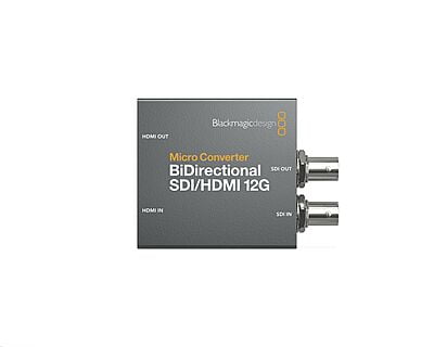 Micro Converter SDI/HDMI 12G BiDirectional w/Power Supply Micro Converter SDI/HDMI 12G BiDirectional w/Power Supply