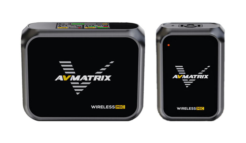 AVMatrix WM12 Mini Wireless Microphone System (1 TX, 1 RX)