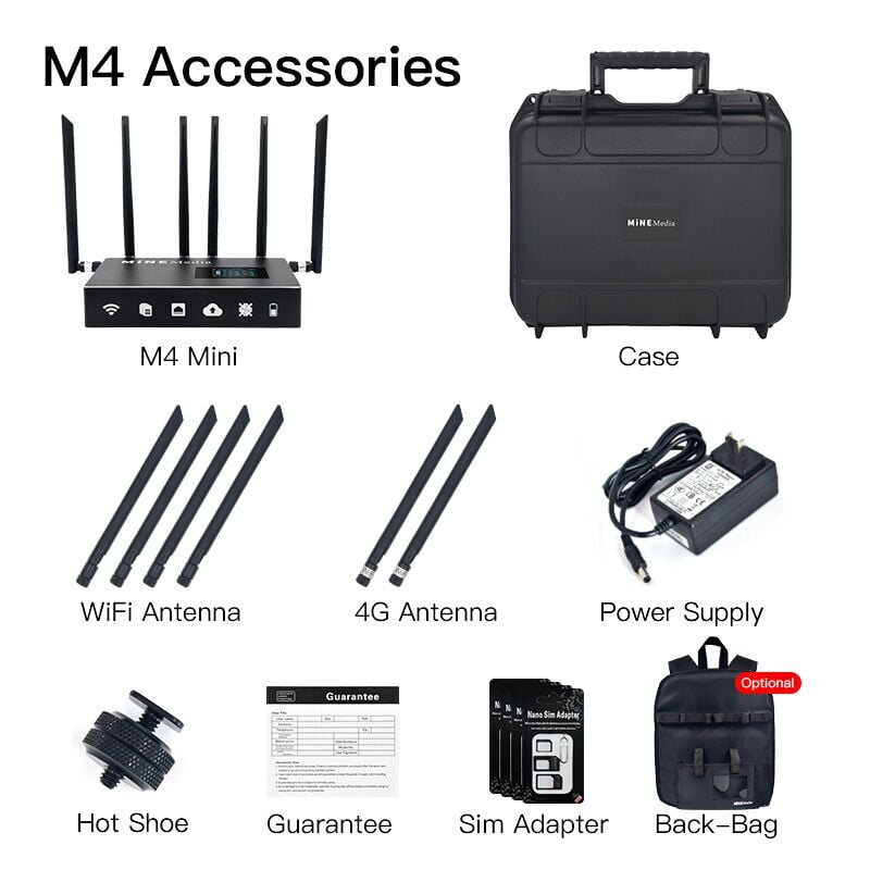 Mine M4 Mini 4G Bonding Router Mine M4 Mini 4G Bonding Router